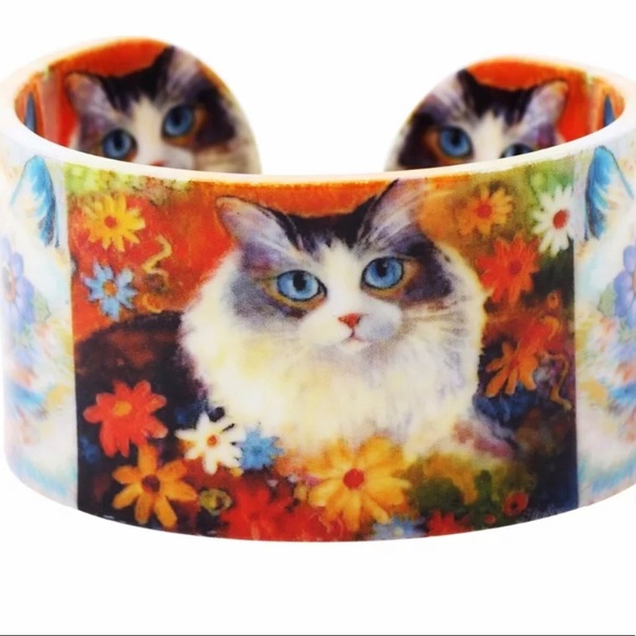 NWT Cat LOVER Bracelet Cuff - Picture 6 of 7